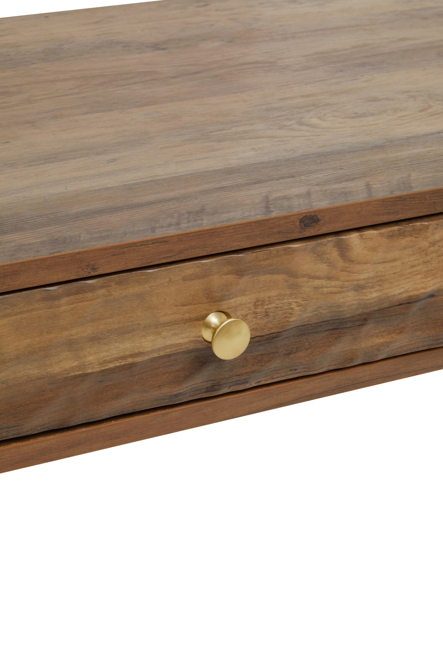 Frida Wood Veneer Console Table with 2 Drawers