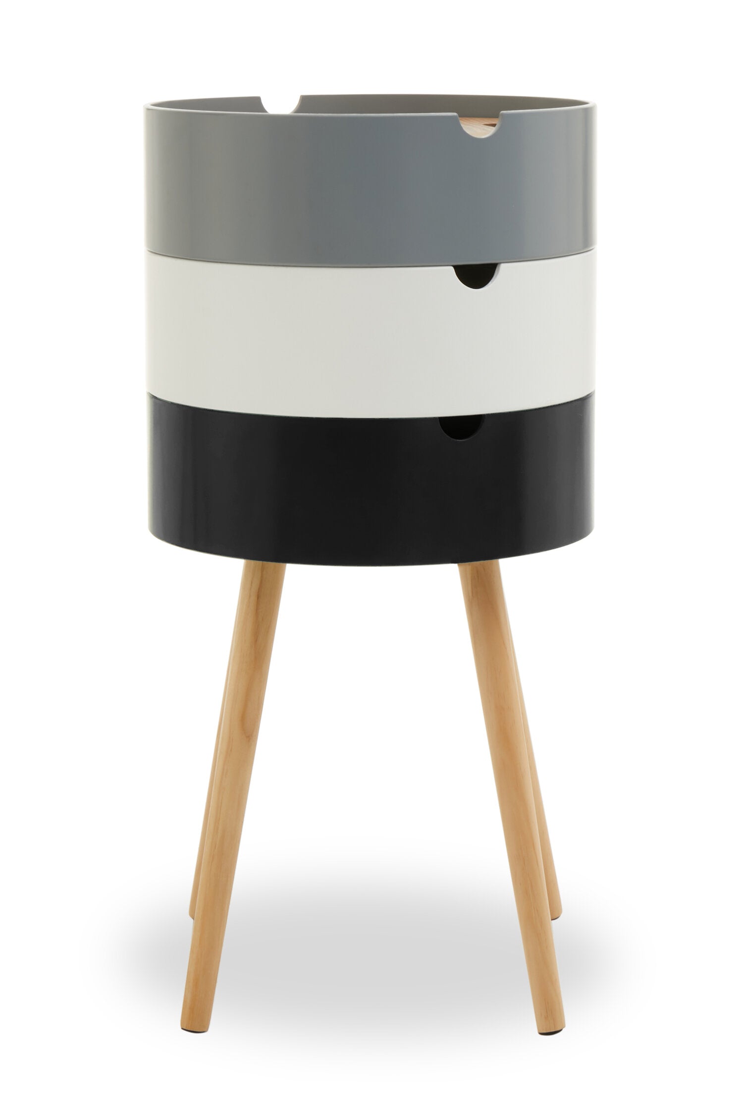 Viborg Three Tier Storage Side Table