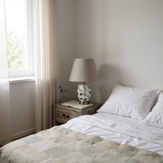 41CM LAMP AND SHADE