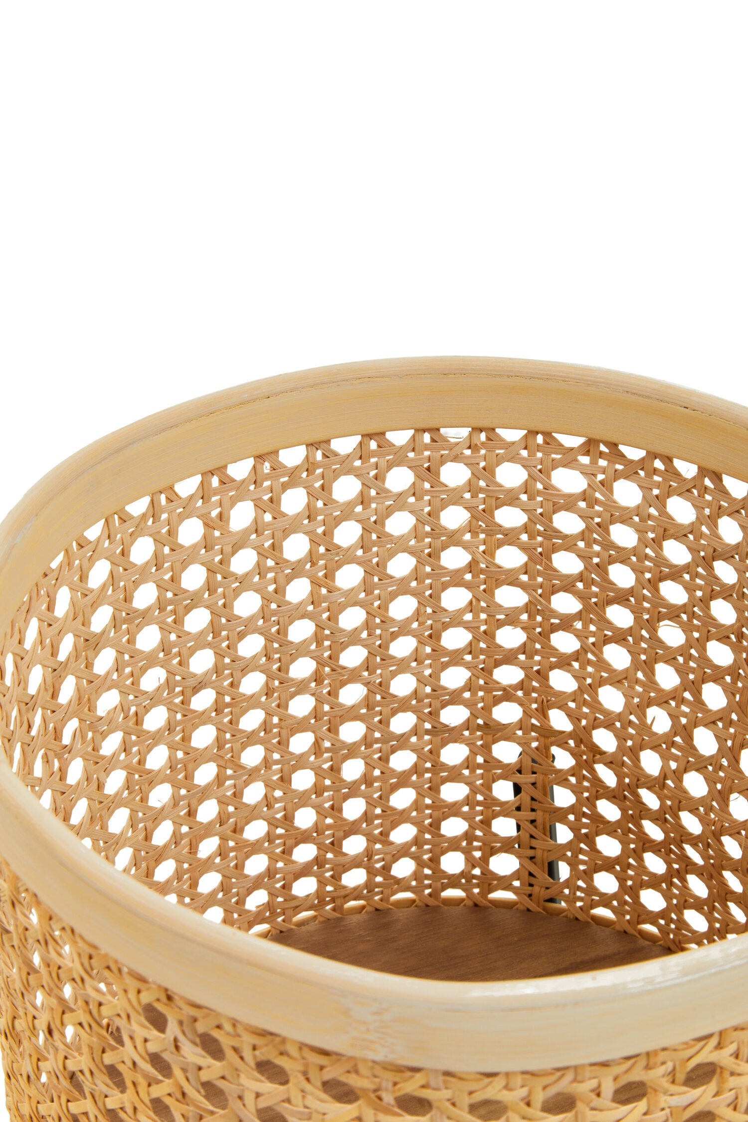 Depok Small Rattan Planter with Metal Stand