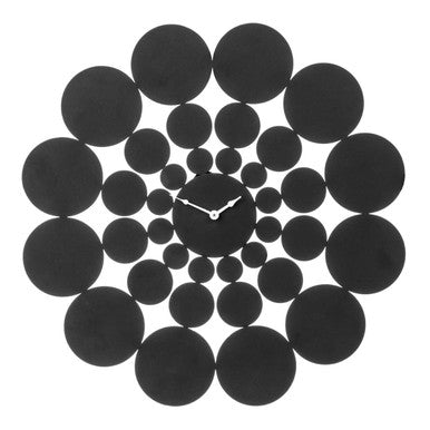 51cm Dia Black Discs Design Wall Clock | Datsun