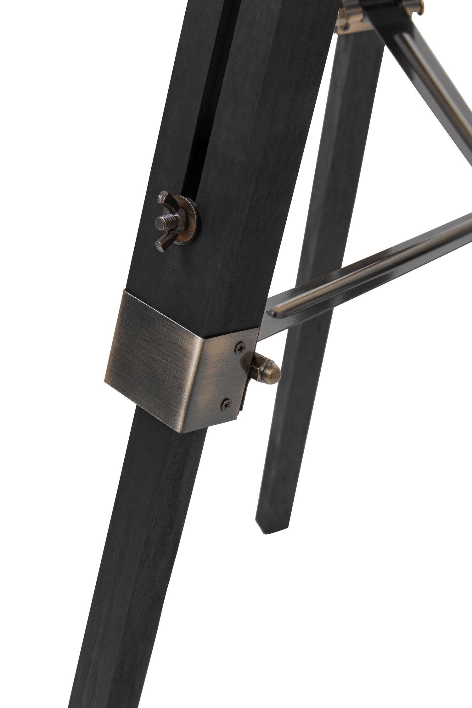 Malvern Tripod Floor Lamp With Black Base