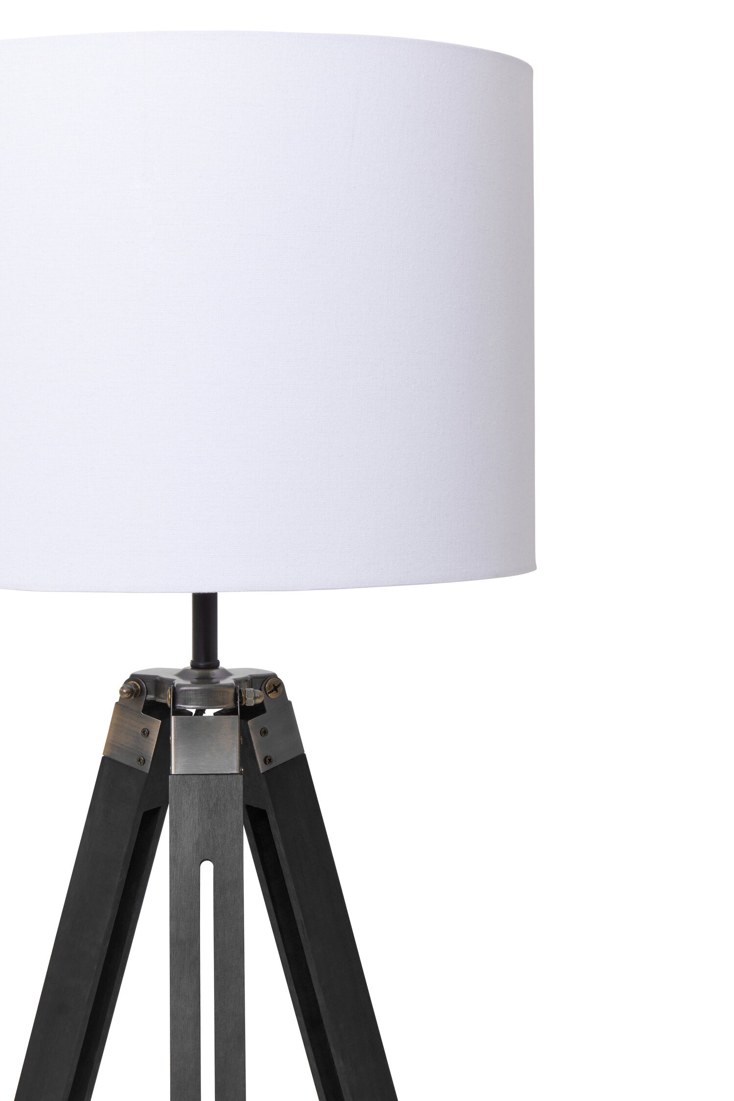Malvern Tripod Floor Lamp With Black Base