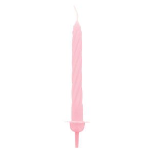 100 X CANDLES WITH HOLDER - 8CM
