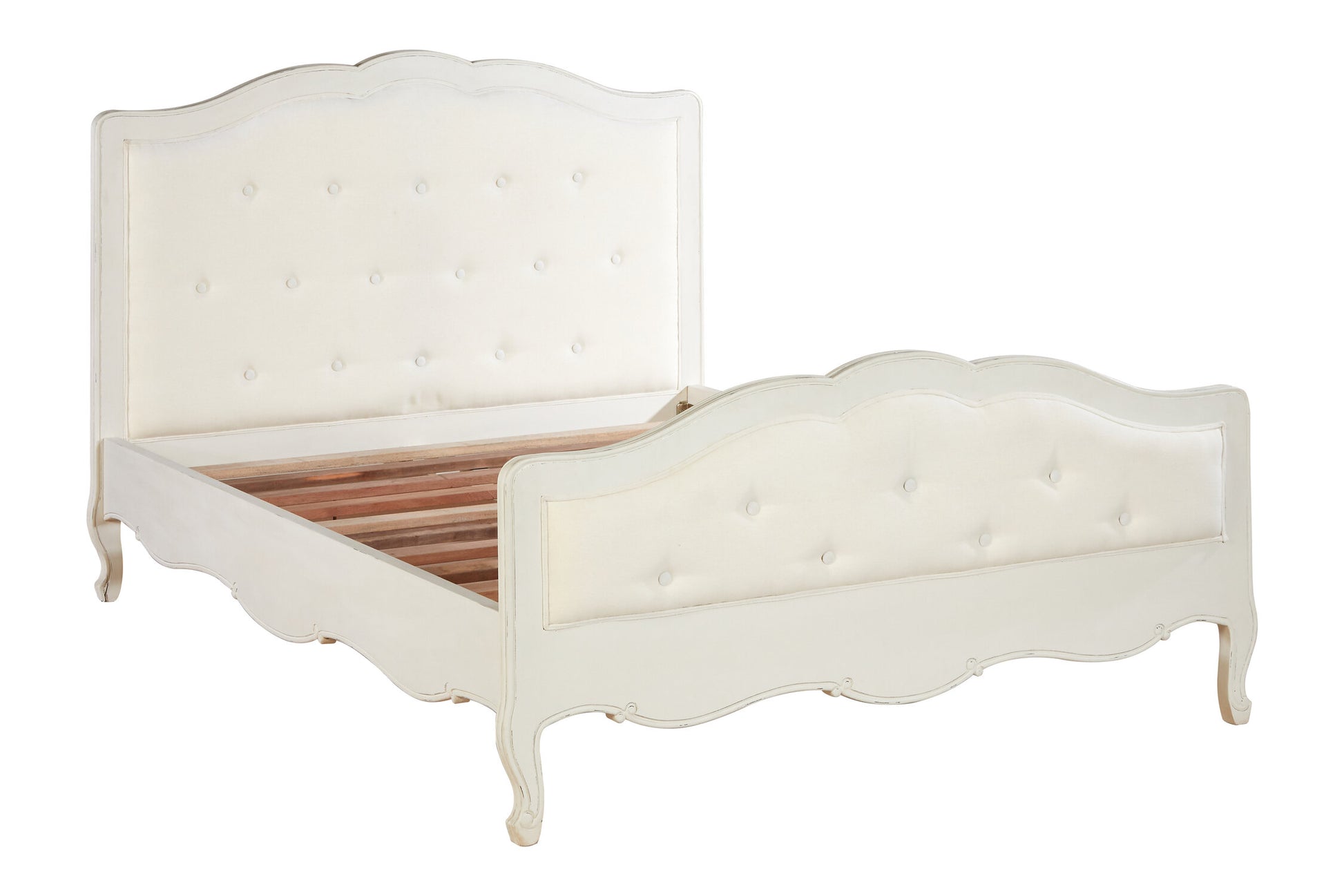 Loire White Double Bed