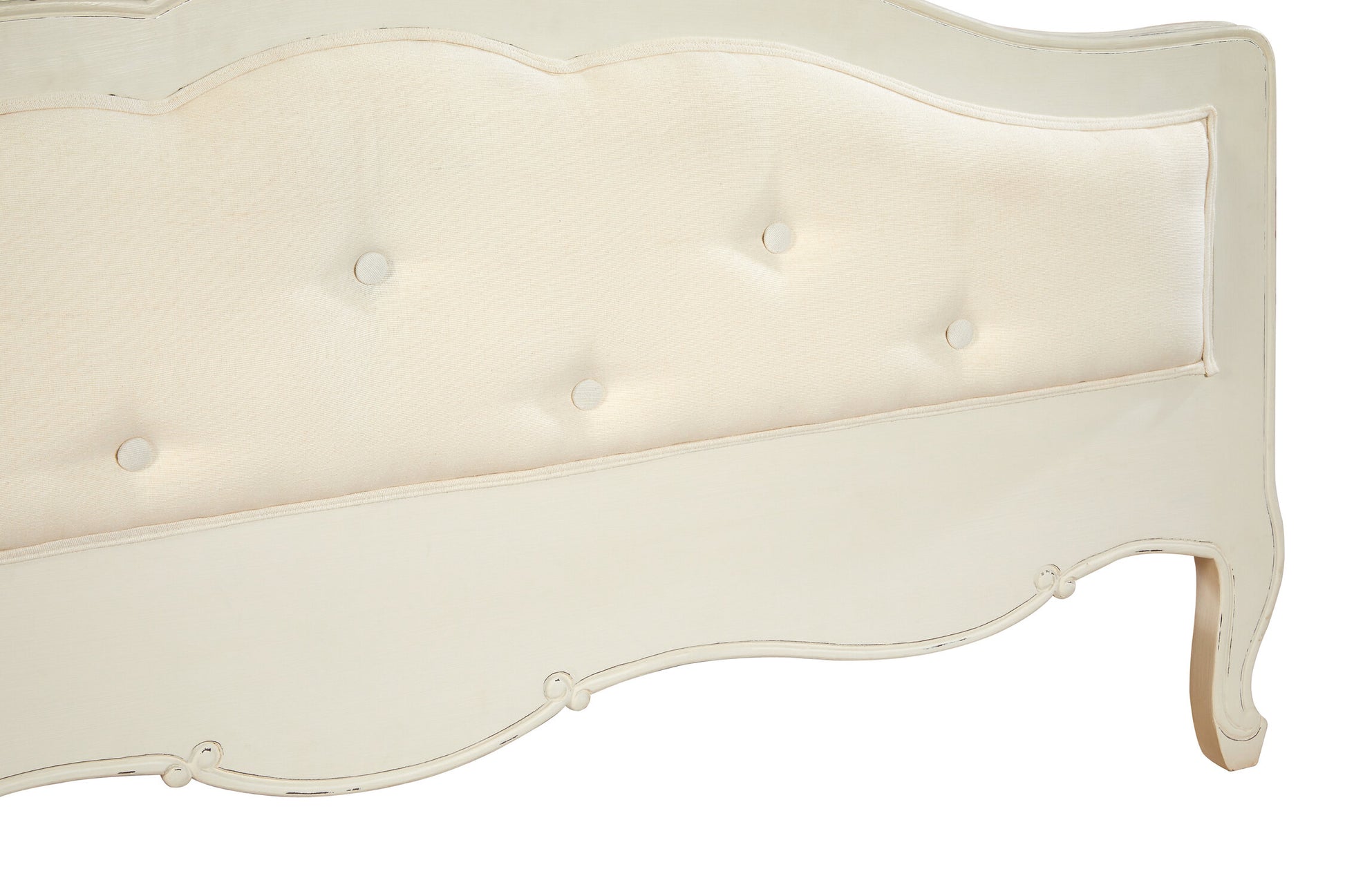 Loire White Double Bed