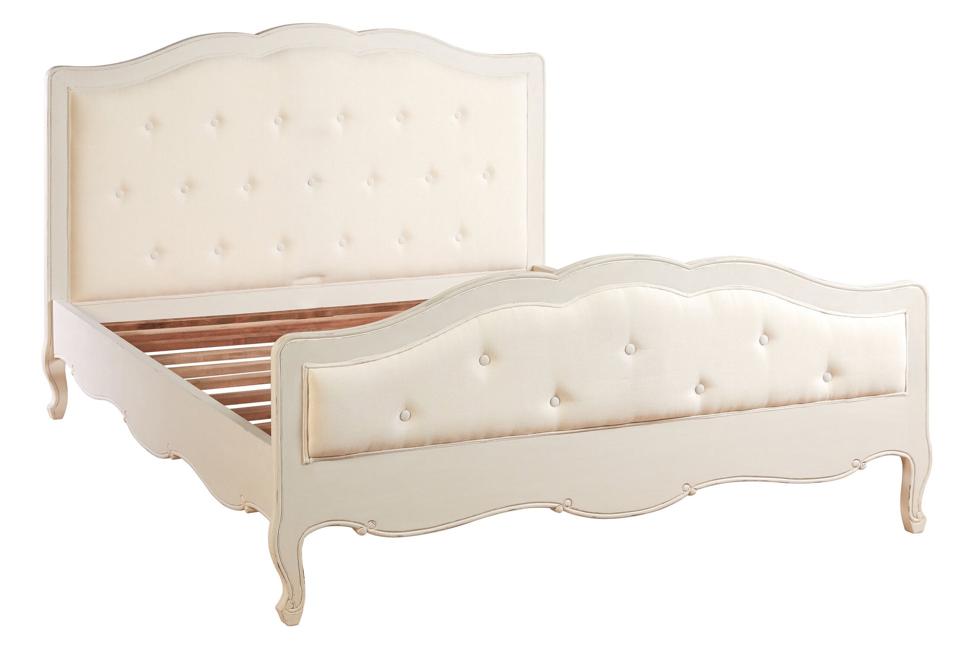 Loire White Kingsize Bed