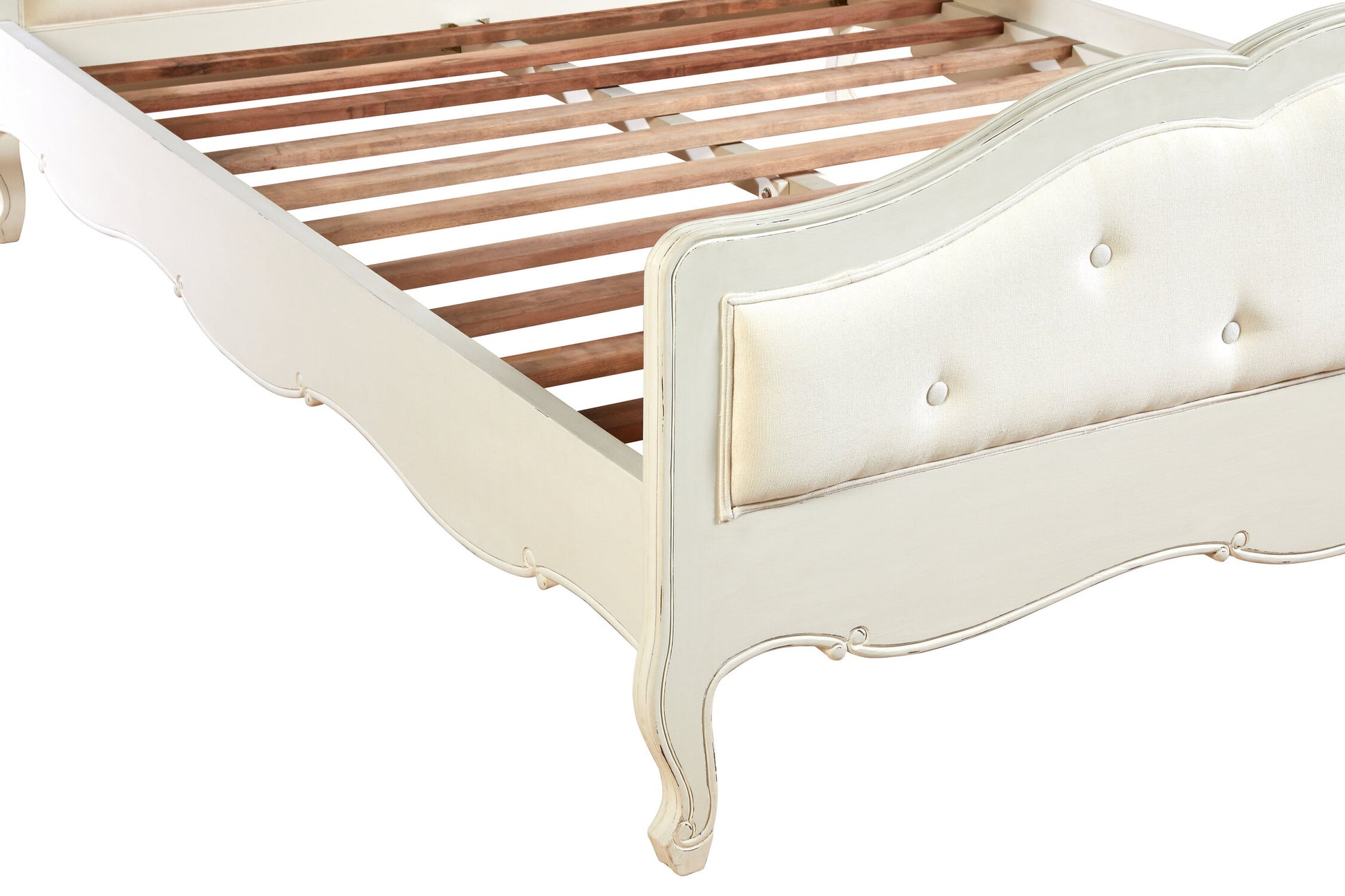 Loire White Kingsize Bed