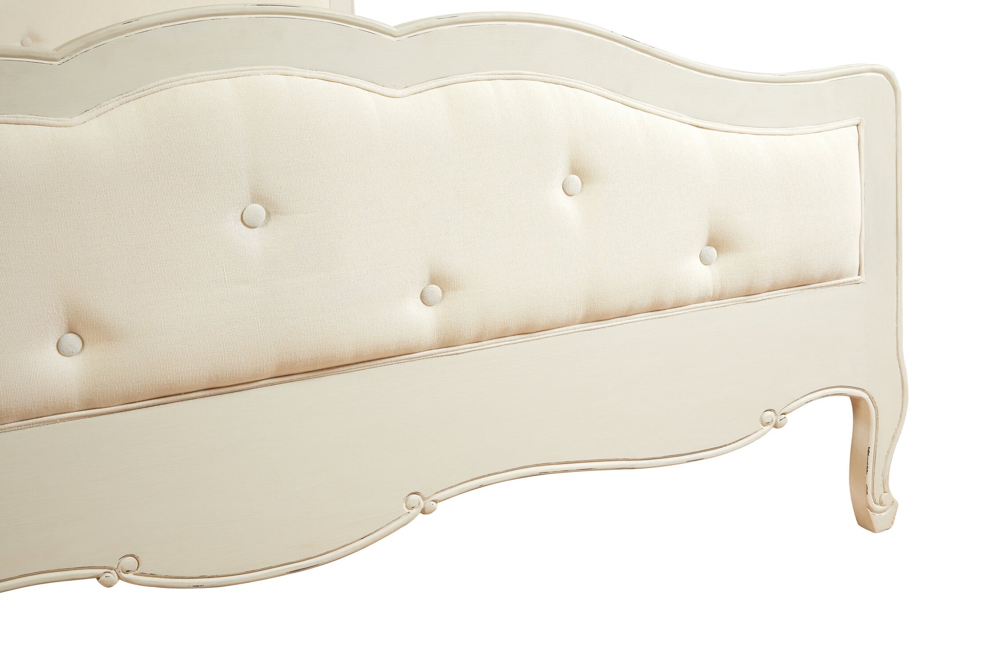 Loire White Kingsize Bed