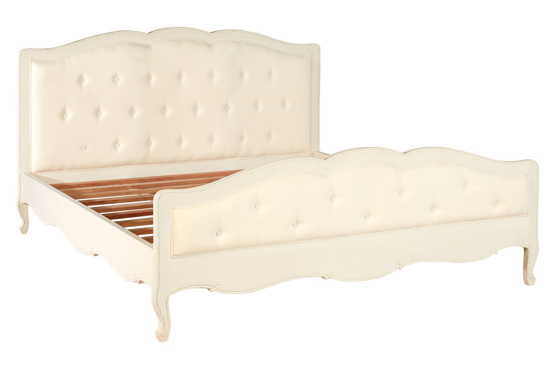 Loire White Super Kingsize Bed
