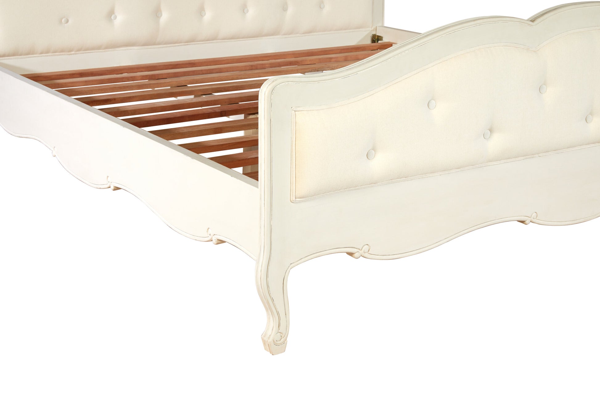 Loire White Super Kingsize Bed