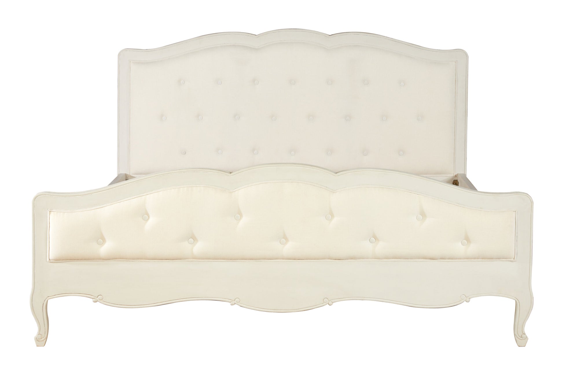 Loire White Super Kingsize Bed