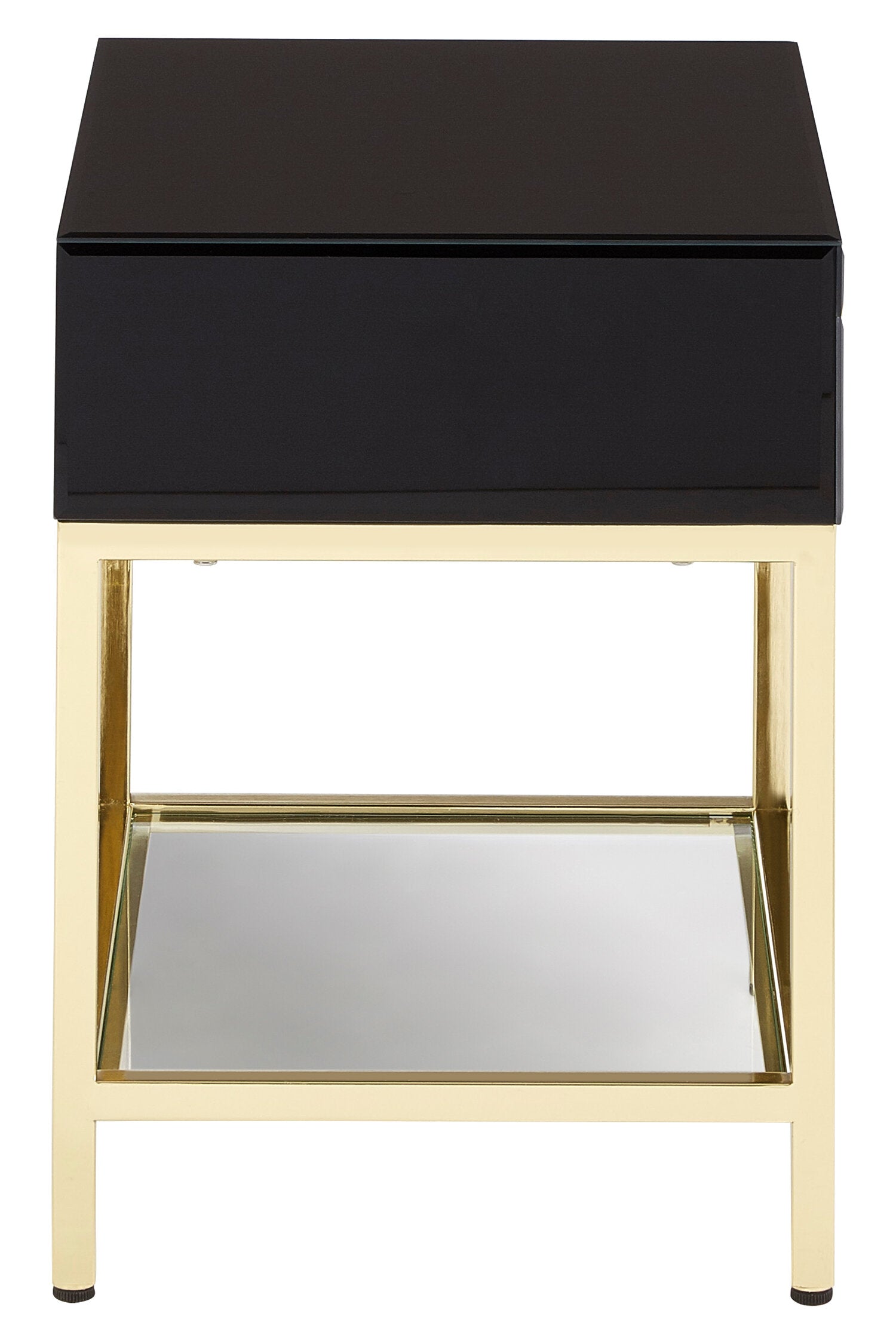 Kensington Townhouse Black and Gold Side Table