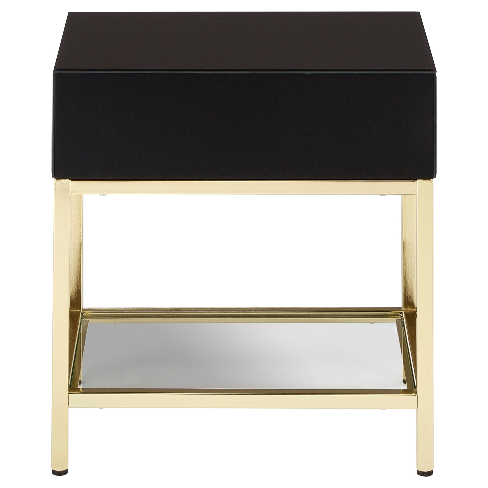 Kensington Townhouse Black and Gold Side Table