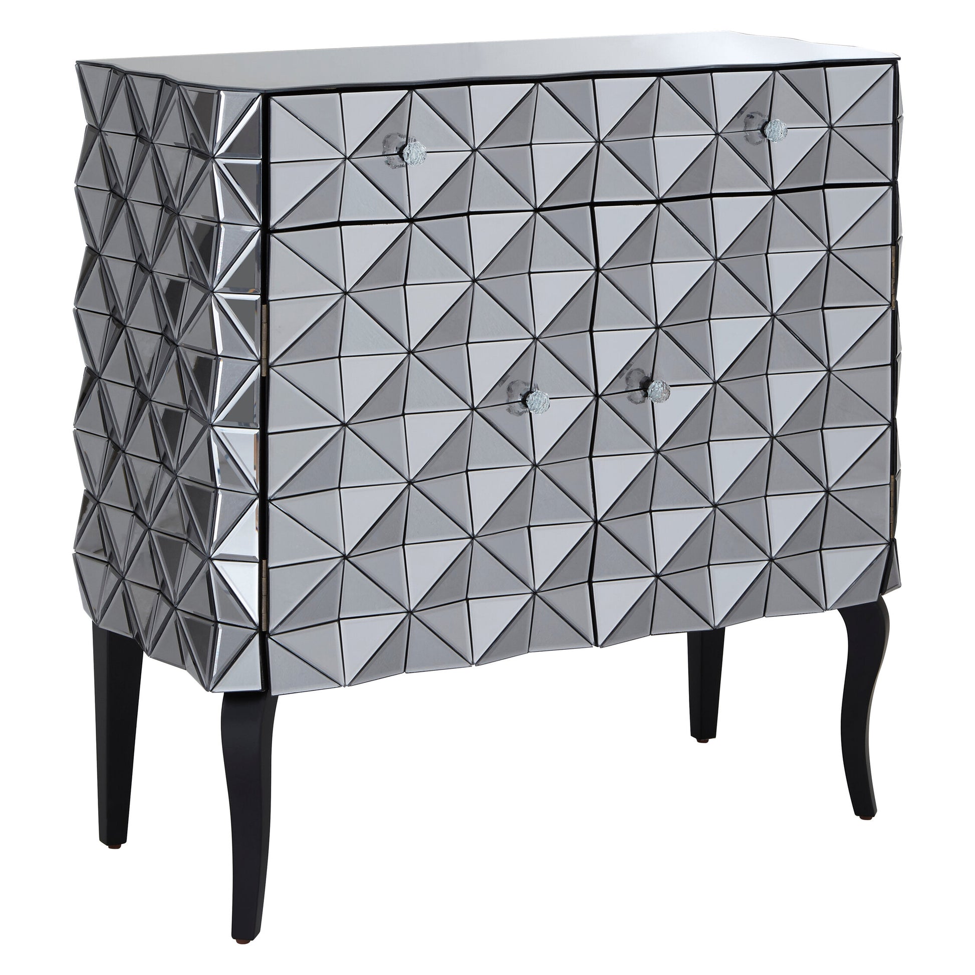 Soho 2 Door Silver Finish Sideboard