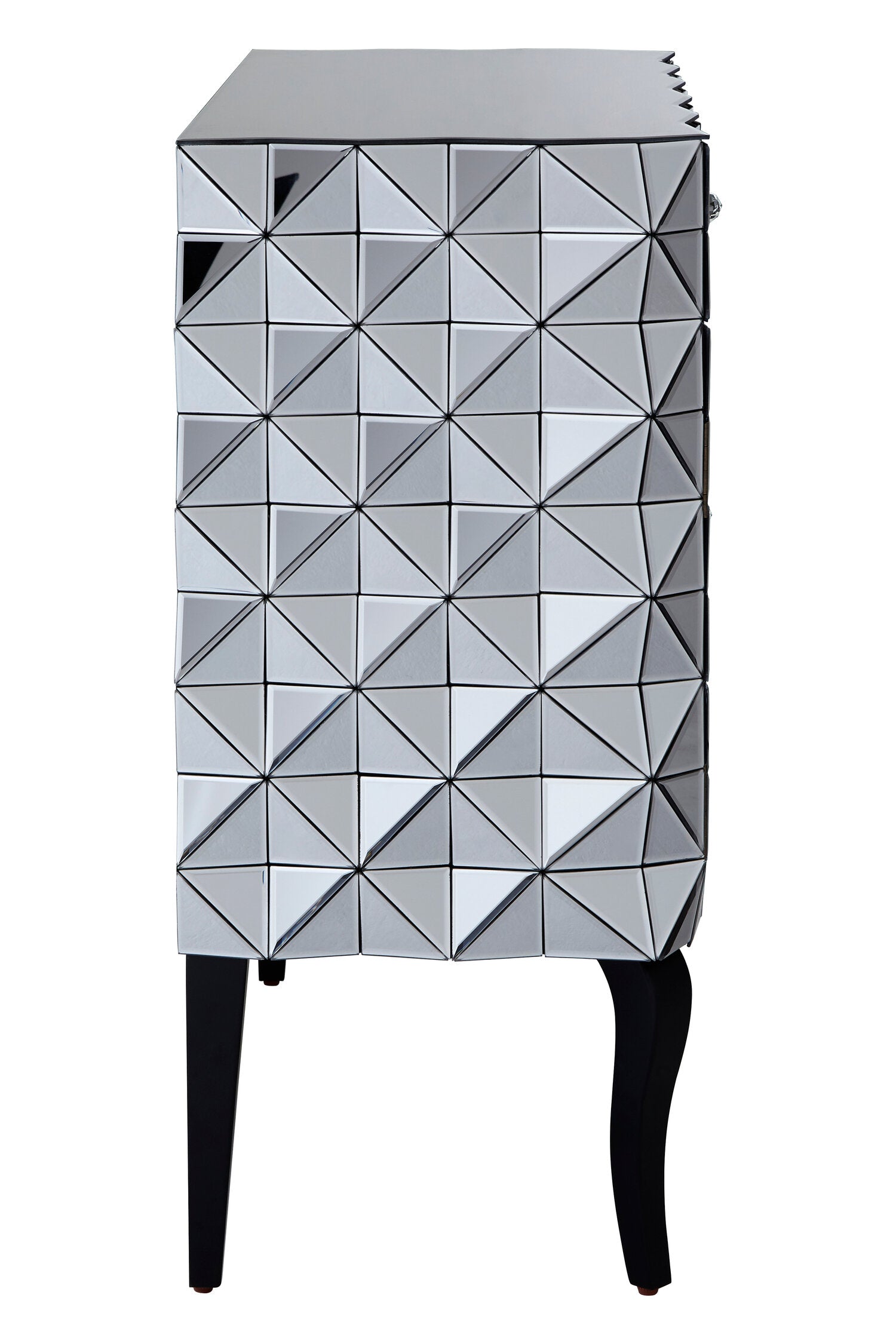 Soho 2 Door Silver Finish Sideboard