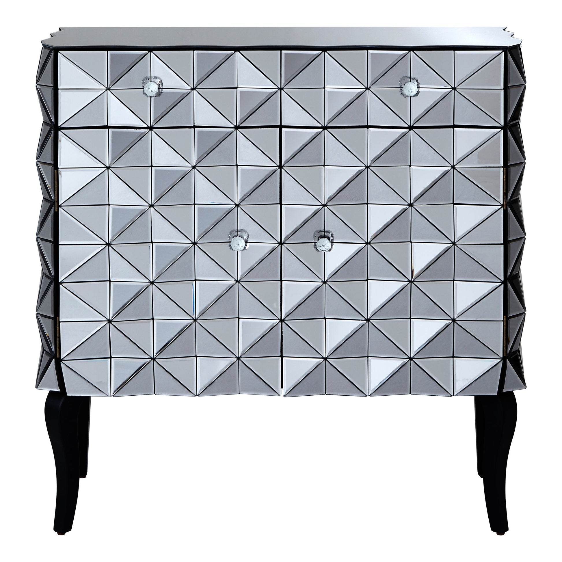 Soho 2 Door Silver Finish Sideboard