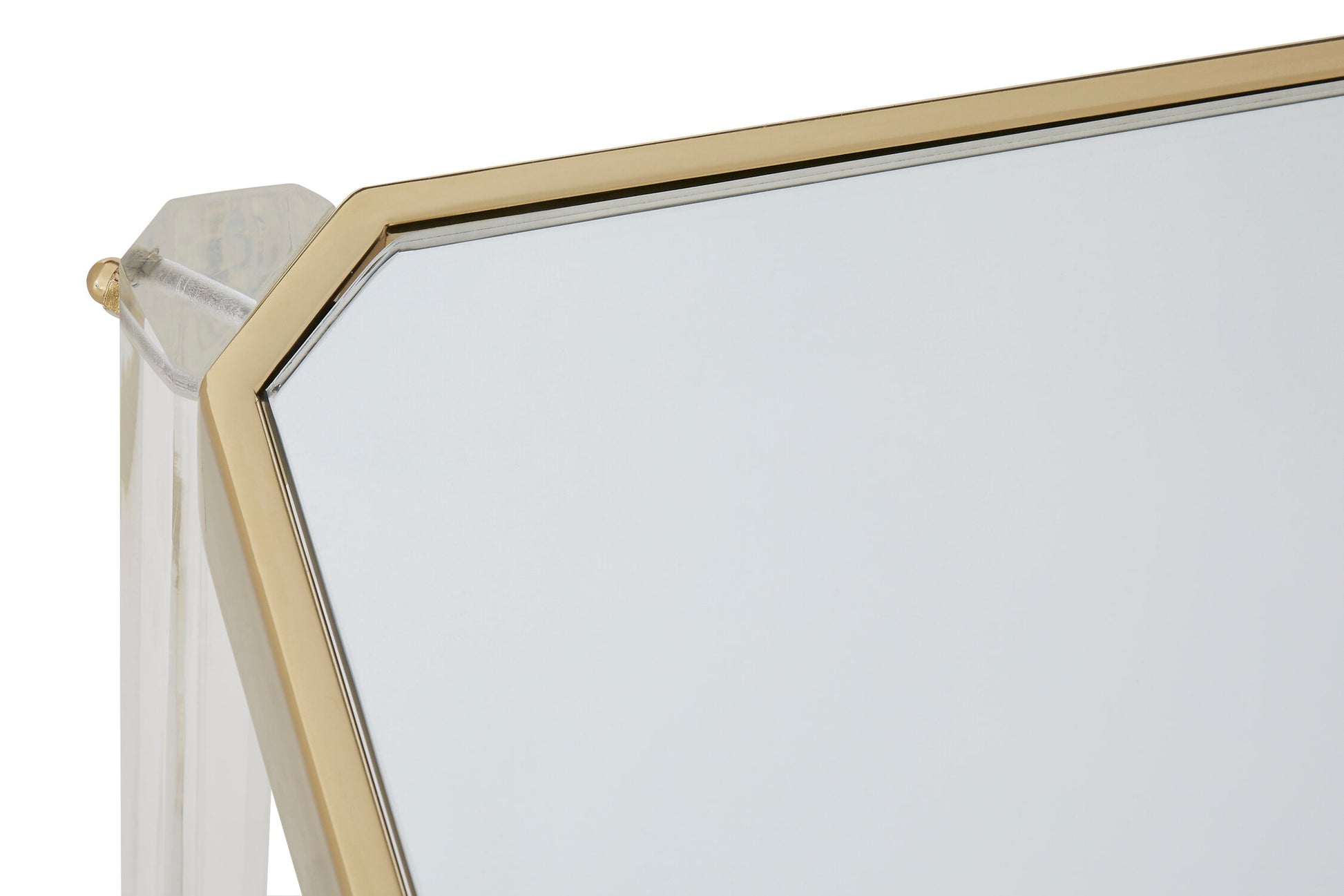 Miley Side Table With Mirrored Top