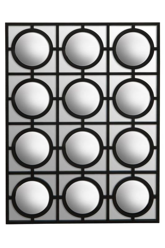 Telese Black Decorative Wall Mirror