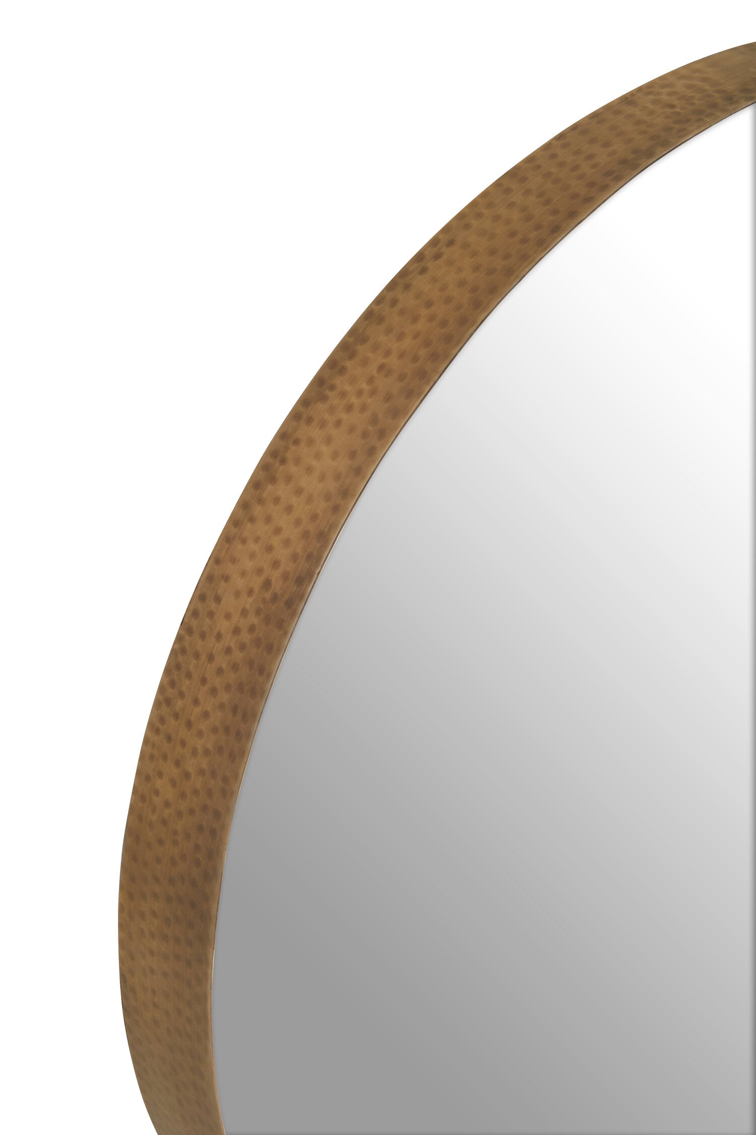 Leonov Medium Gold Finish Wall Mirror