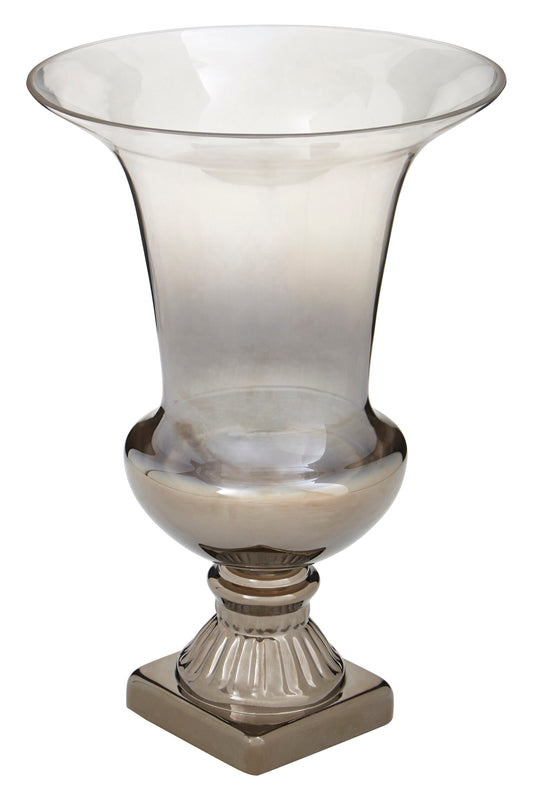Alexa Ombre Fluted Large Glass Vase