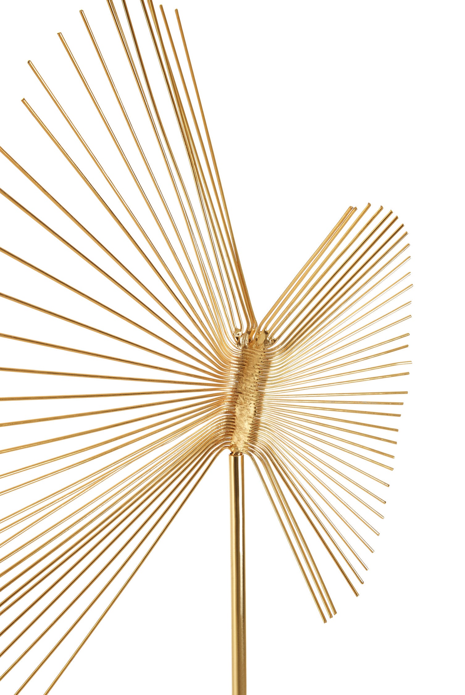 Mirano Gold Finish Spiral Sculpture