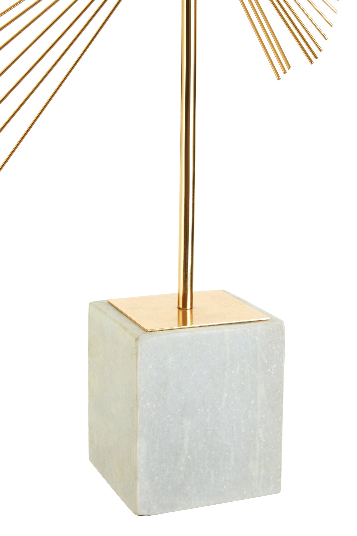 Mirano Gold Finish Spiral Sculpture