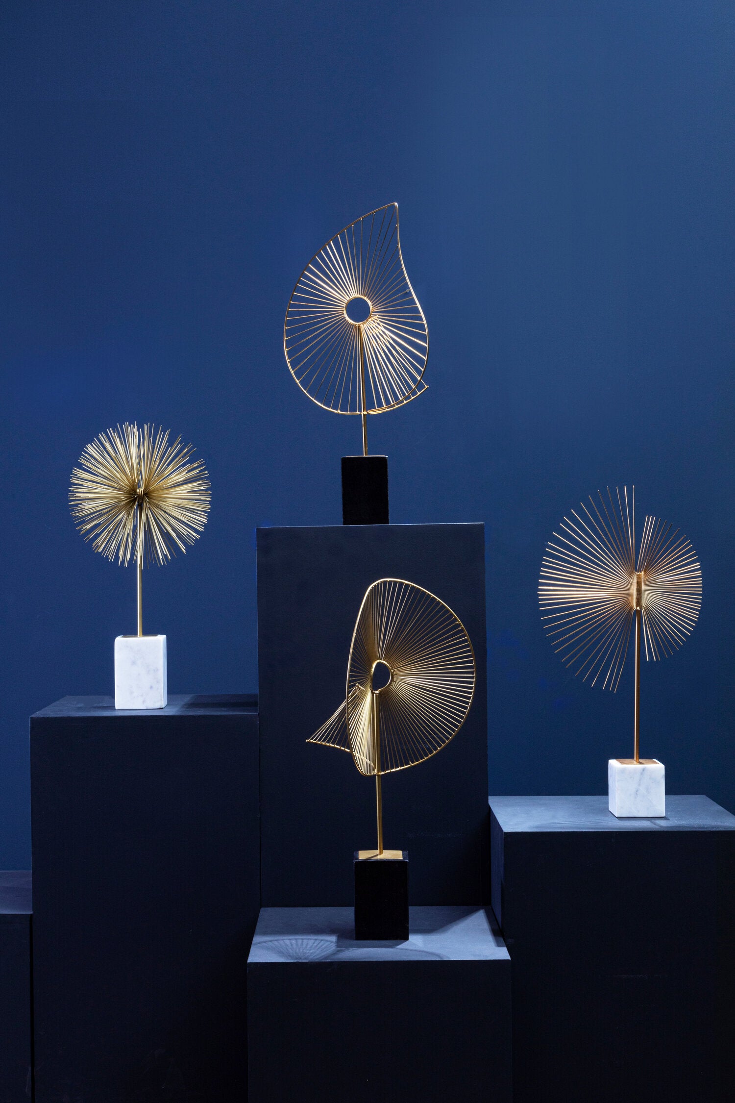 Mirano Gold Finish Starburst Sculpture