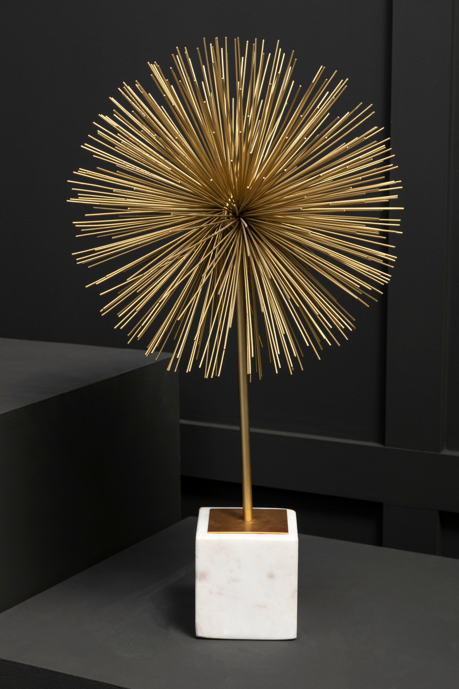 Mirano Gold Finish Starburst Sculpture