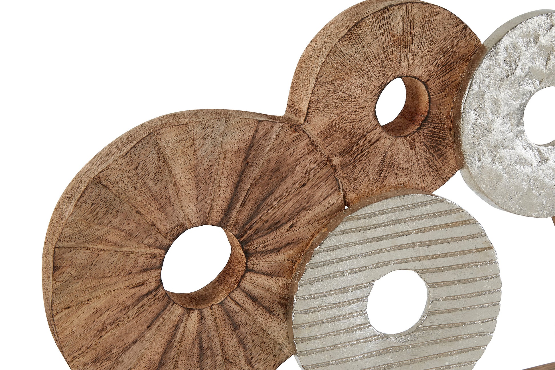 Elementi 7 Disc Wooden Sculpture