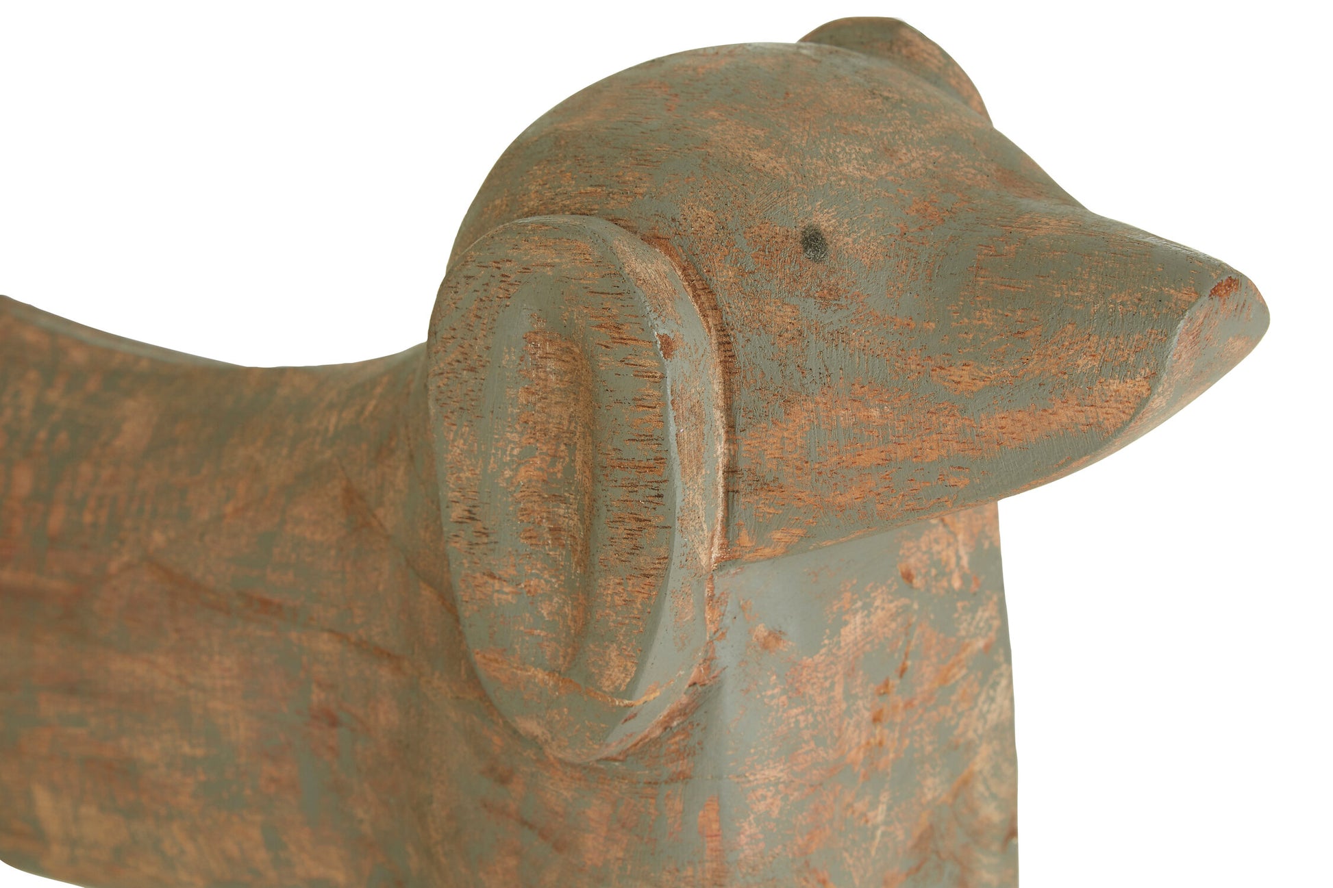 Fidra Mango Wood Sausage Dog Sculpture