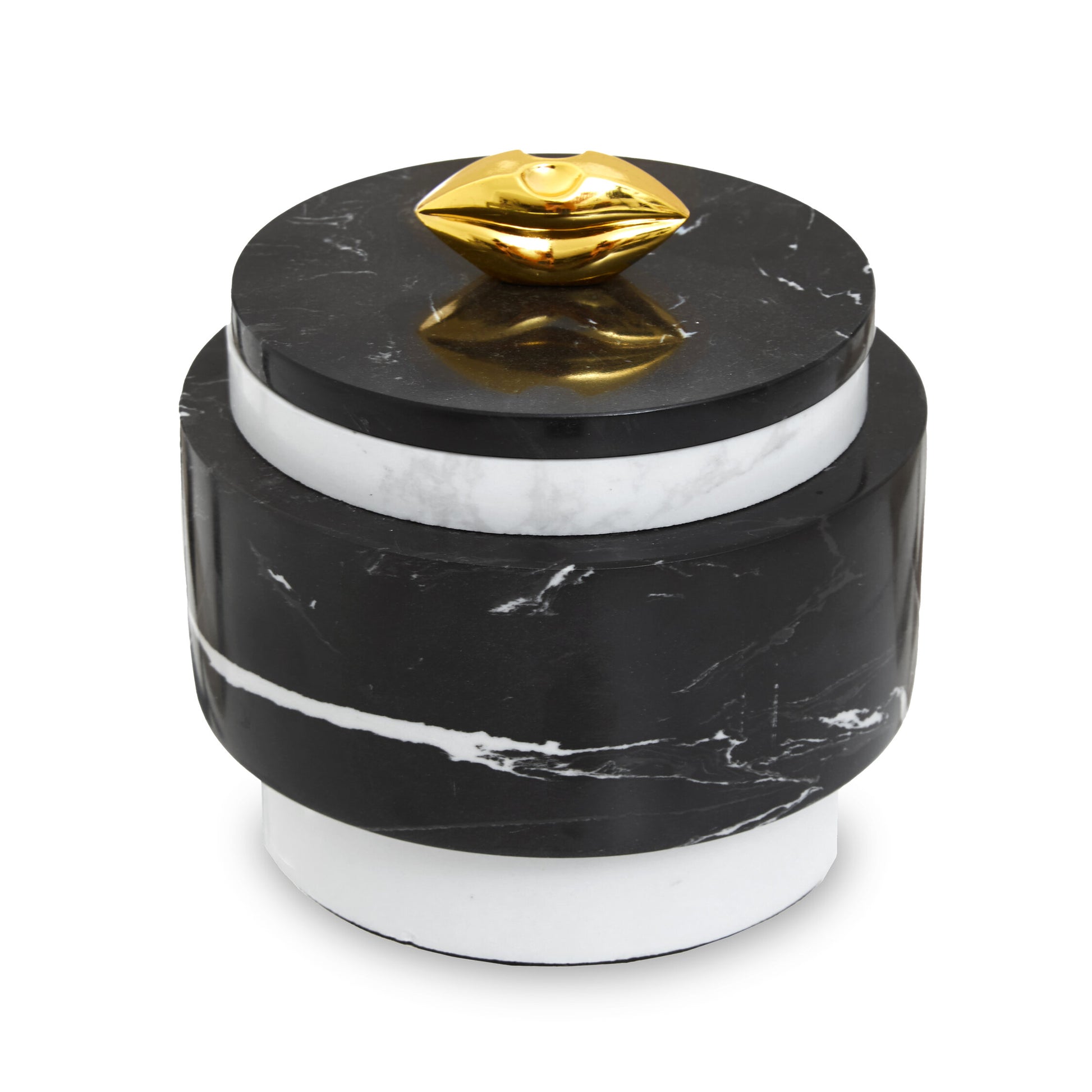 Flos Black Marble Storage Jar