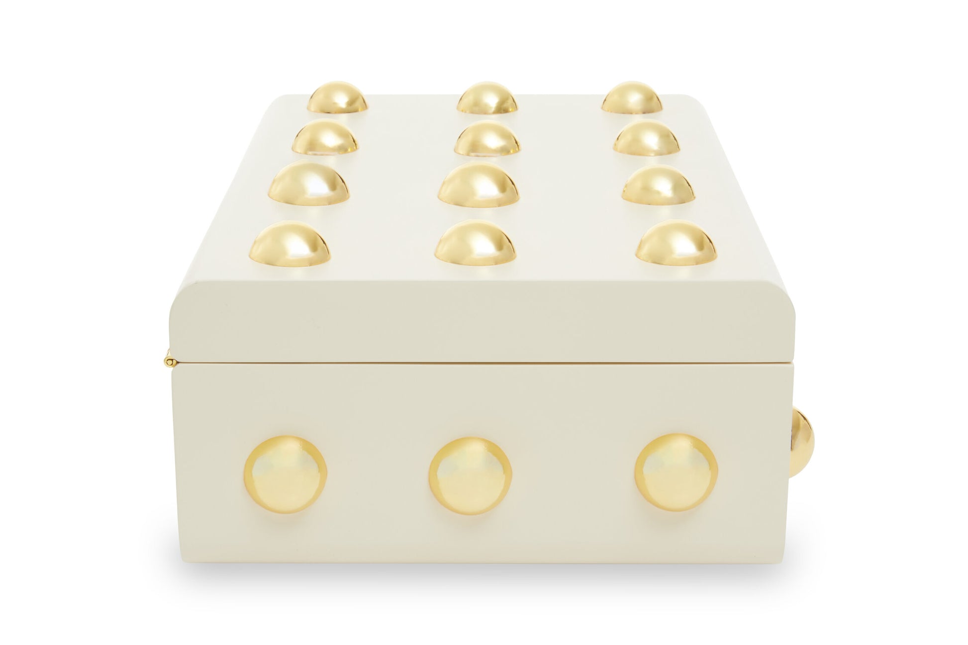 Frida Large Cream and Gold Trinket Box