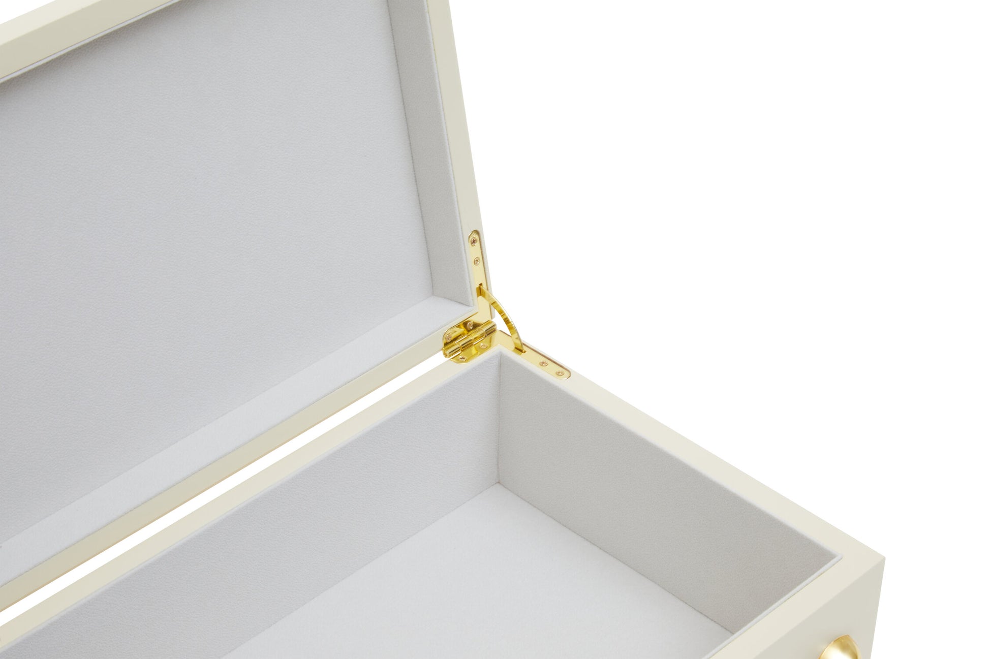 Frida Large Cream and Gold Trinket Box