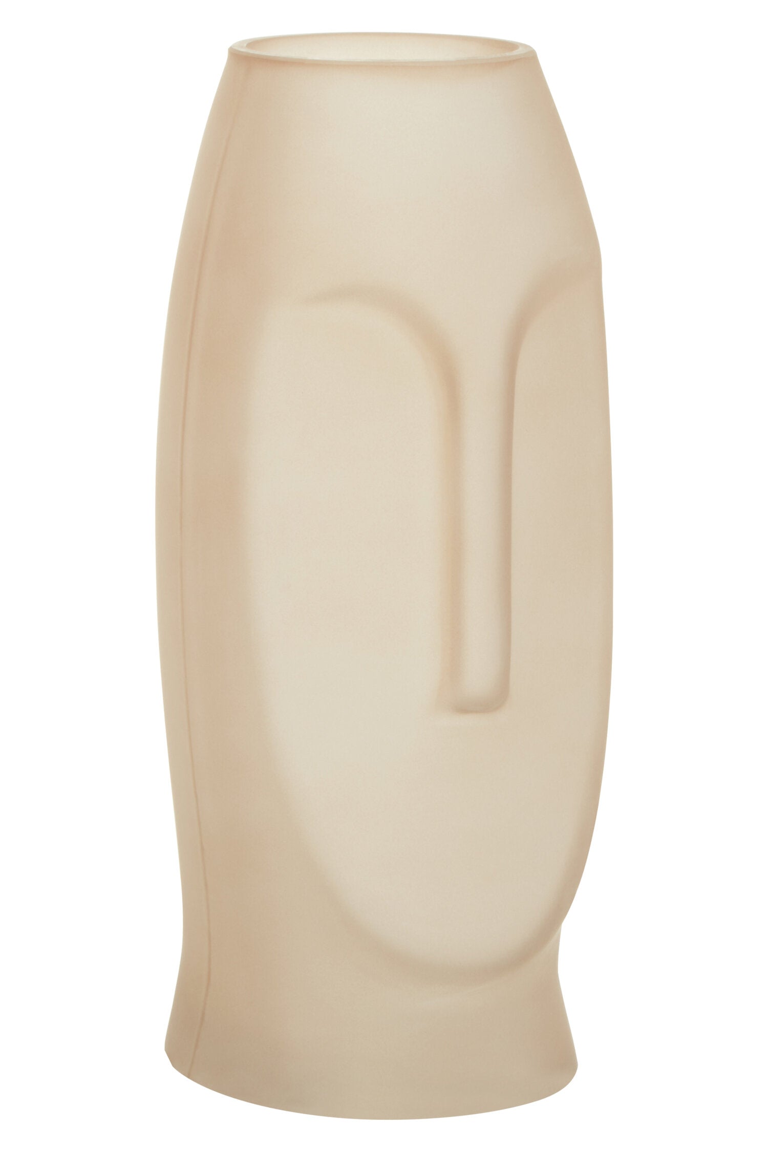 Viso Grey Small Face Design Vase