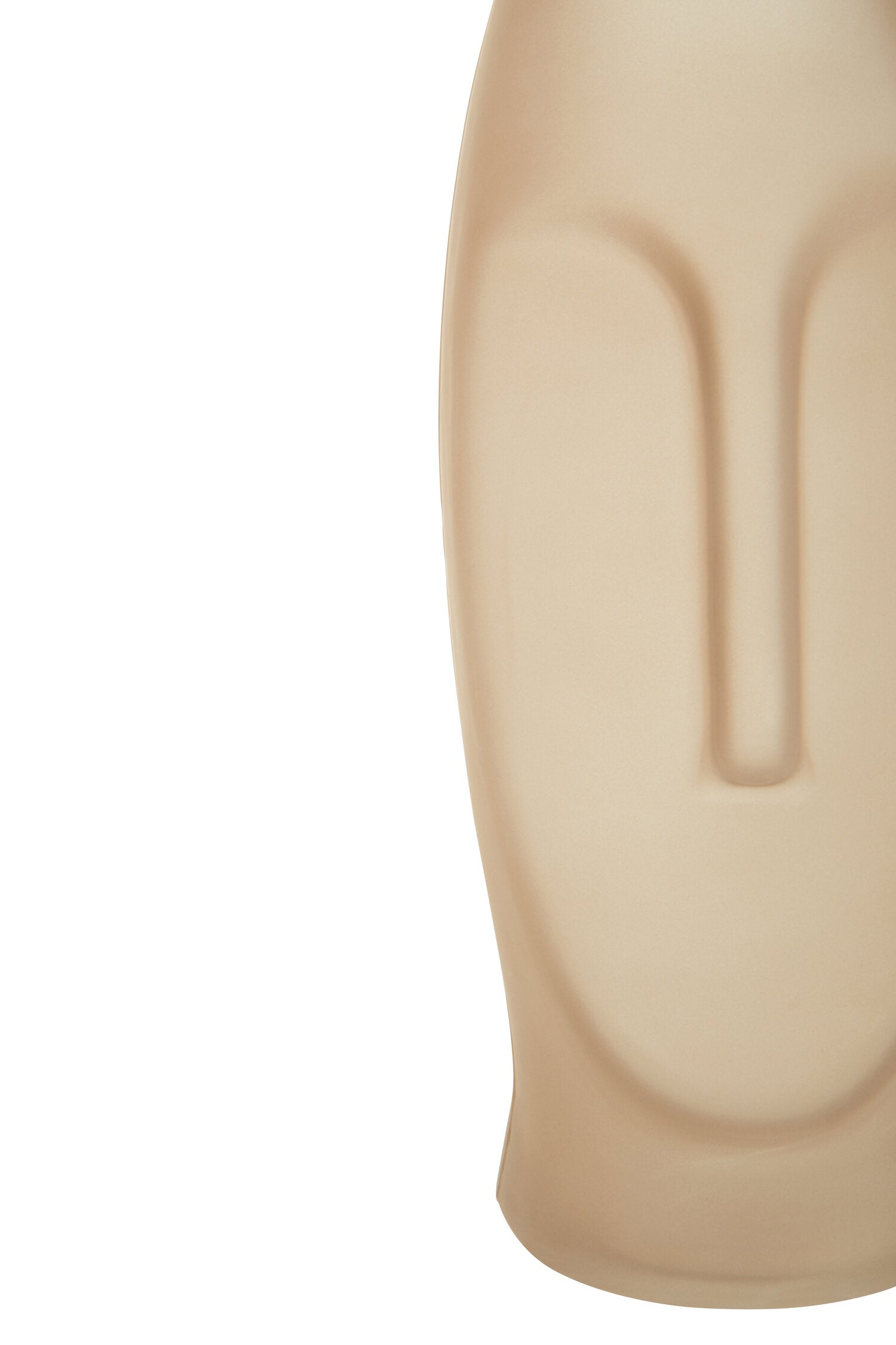 Viso Grey Small Face Design Vase