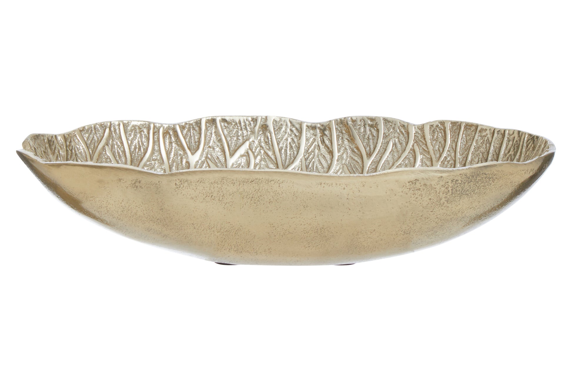 Salma Gold Finish Lotus Leaf Bowl.