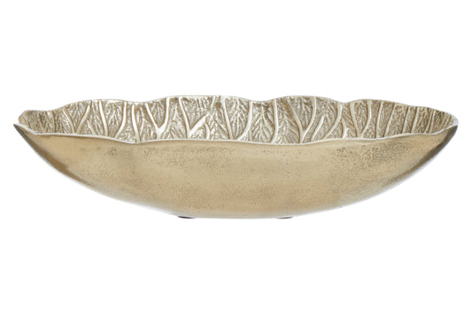 Salma Gold Finish Lotus Leaf Bowl.
