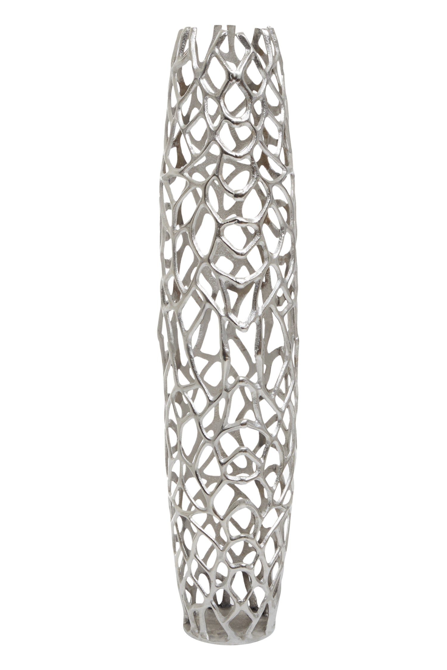 Prato Large Silver Finish Vase
