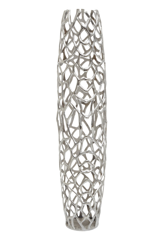 Prato Large Silver Finish Vase
