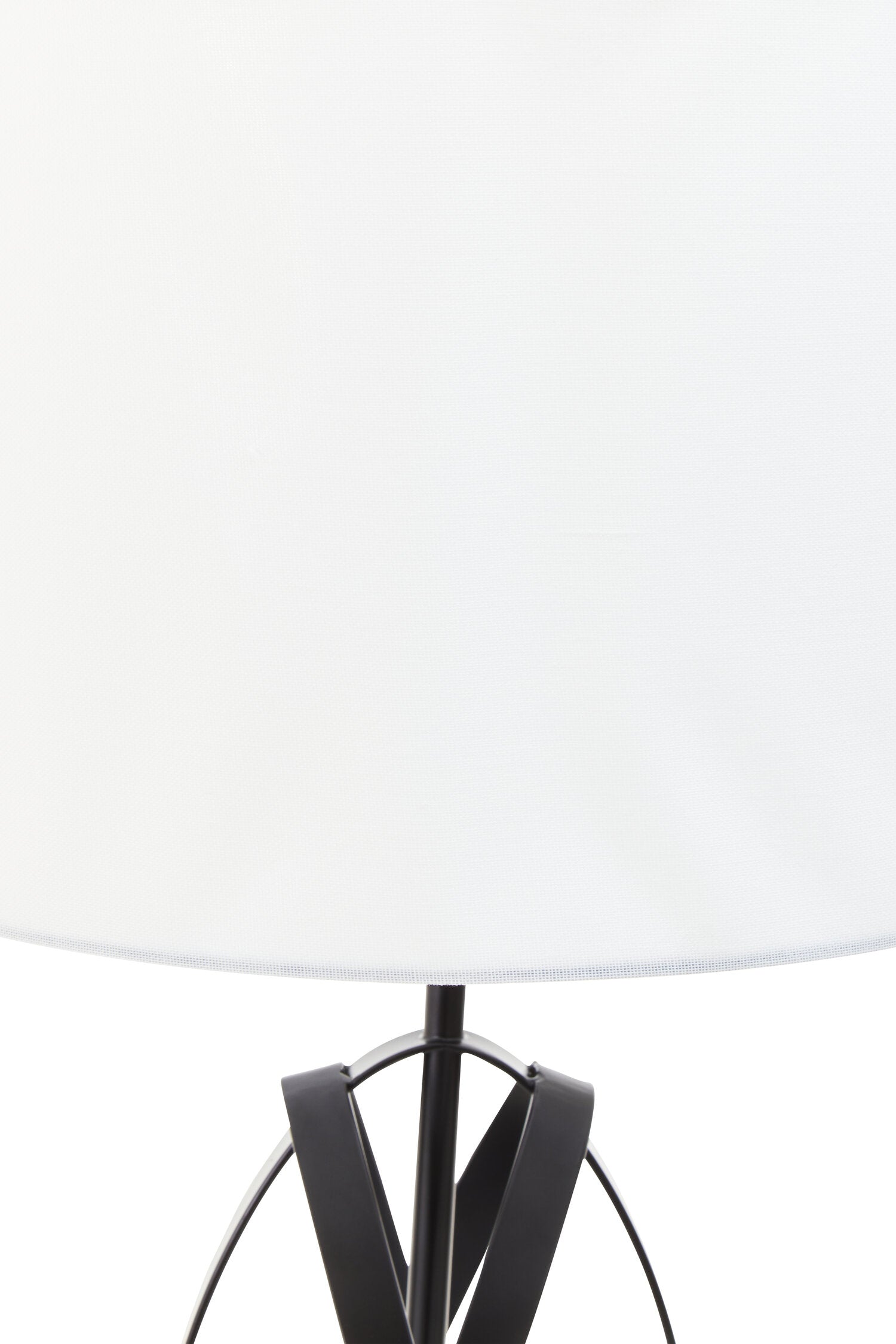 Zaina Black Cross Table Lamp
