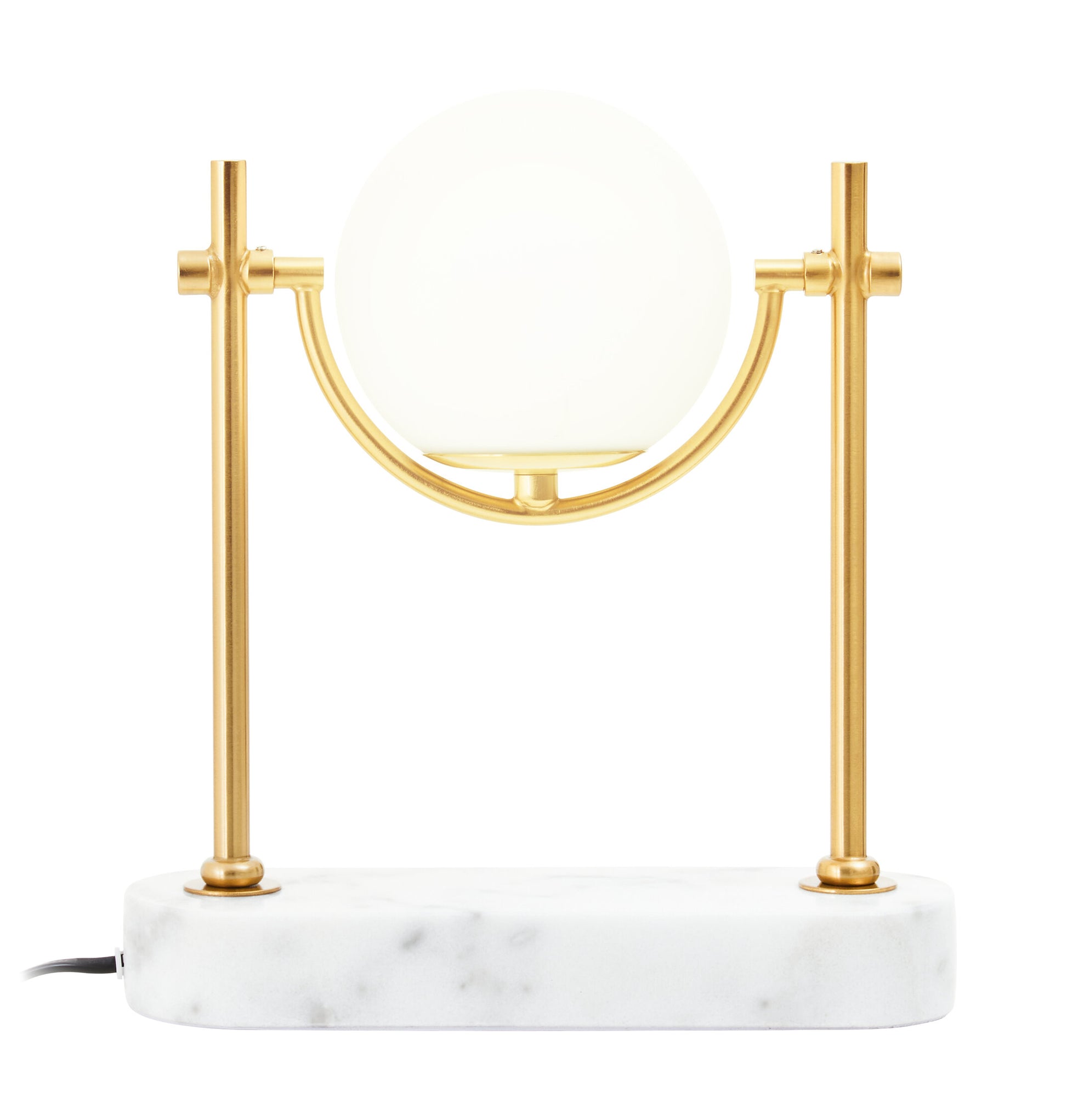 Zalika Marble And Gold Orb Table Lamp