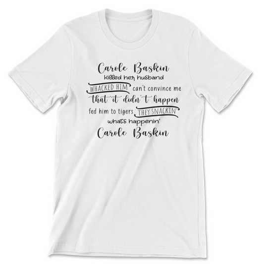 Carole Baskin Tiger King Tee