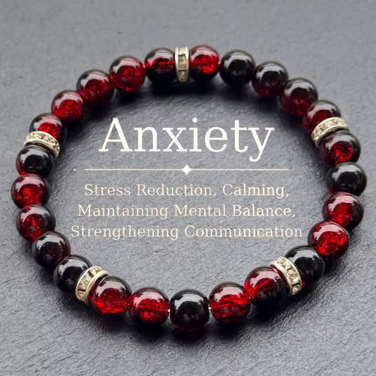 Natural Stone Beaded Handmade Elastic String Bracelet
