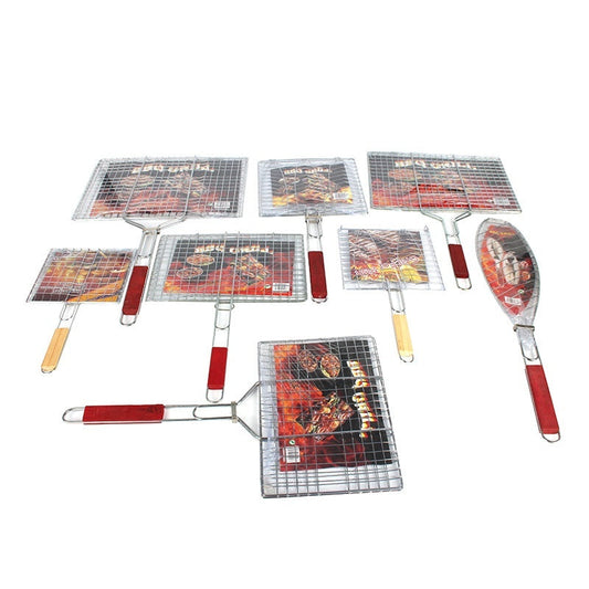 Hamburger Barbecue Grill Tool Galvanized Iron Wire