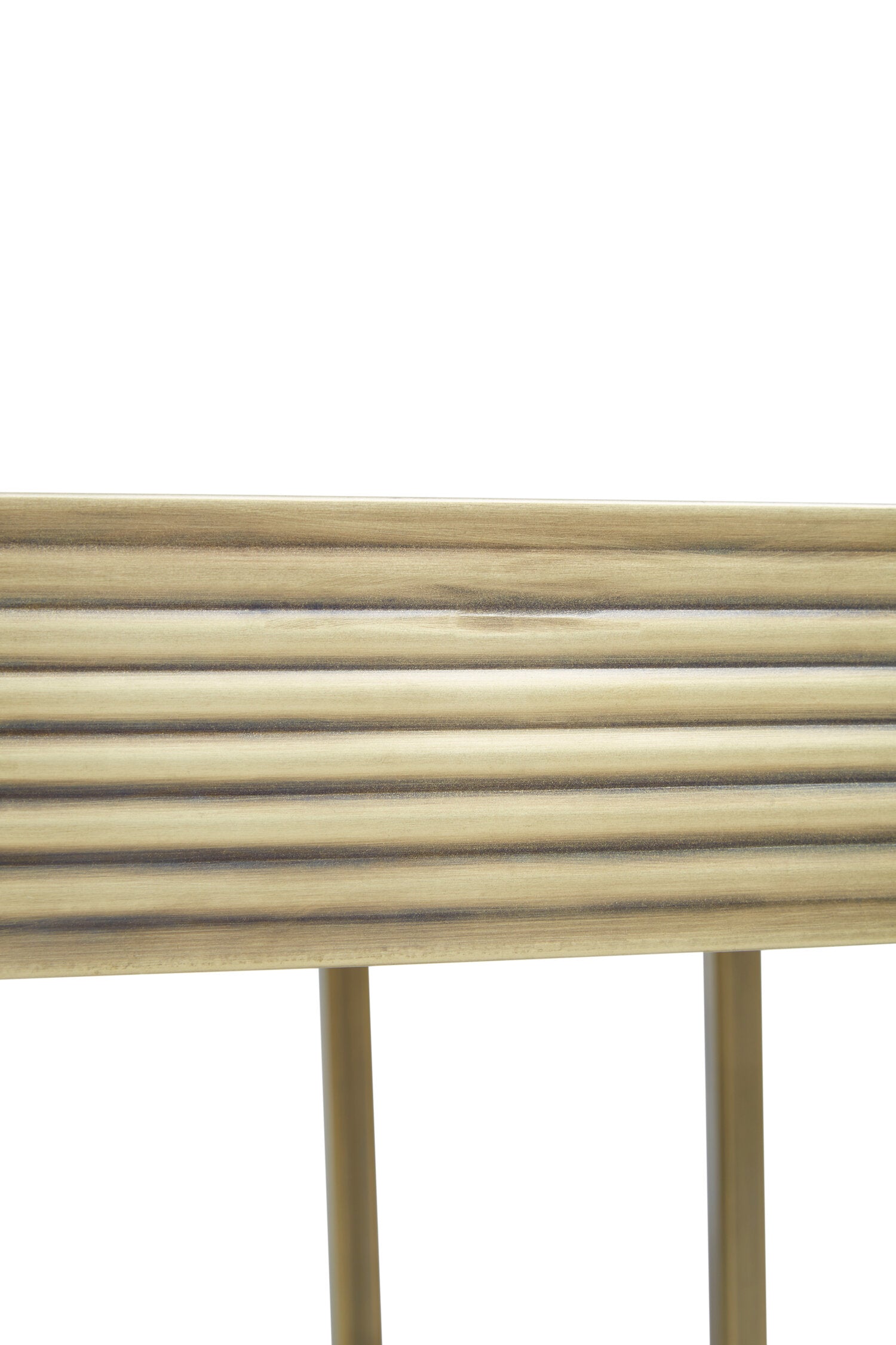 Ella Gold Side Table with Mirror Top