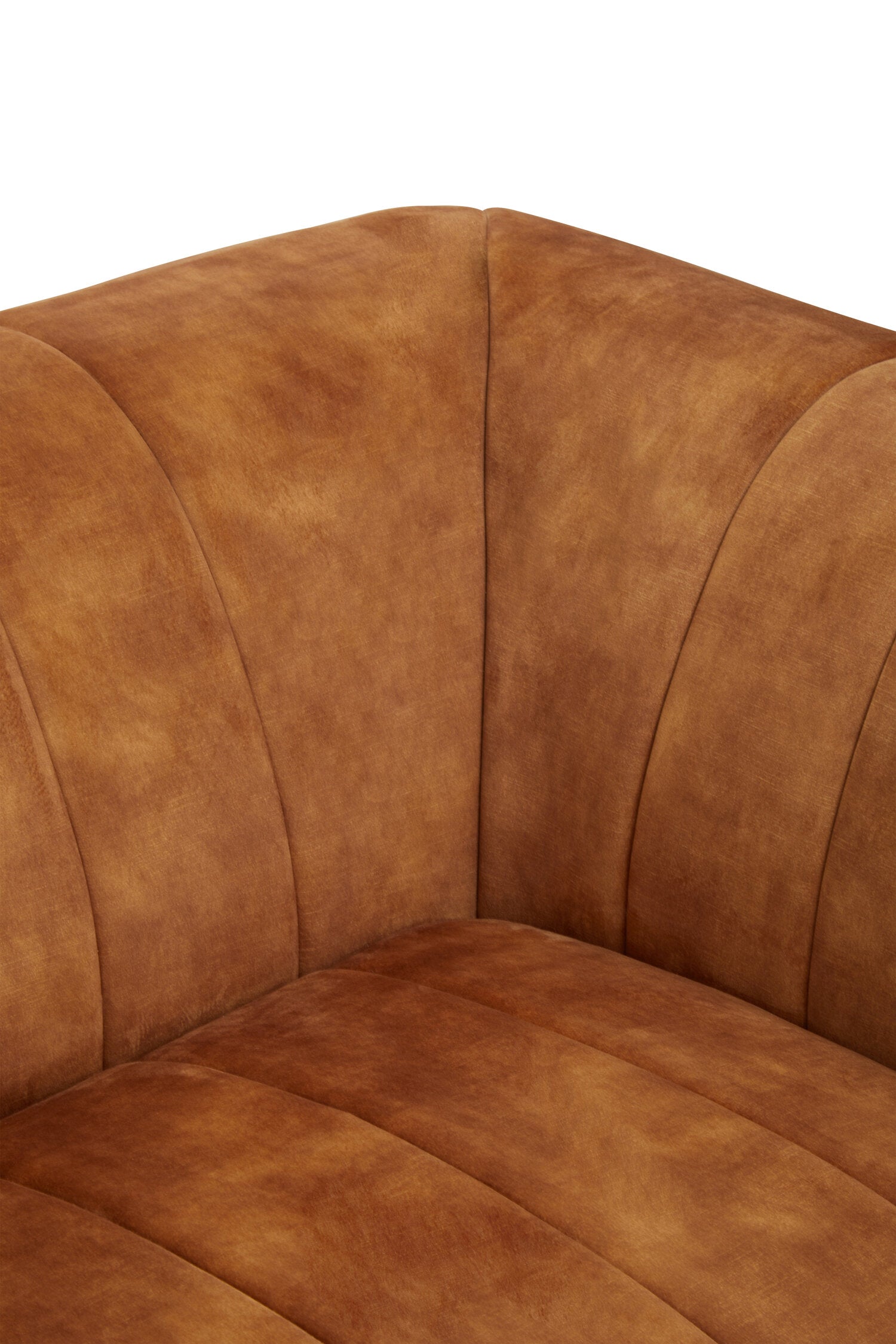 Siena Two Seat Gold Velvet Sofa