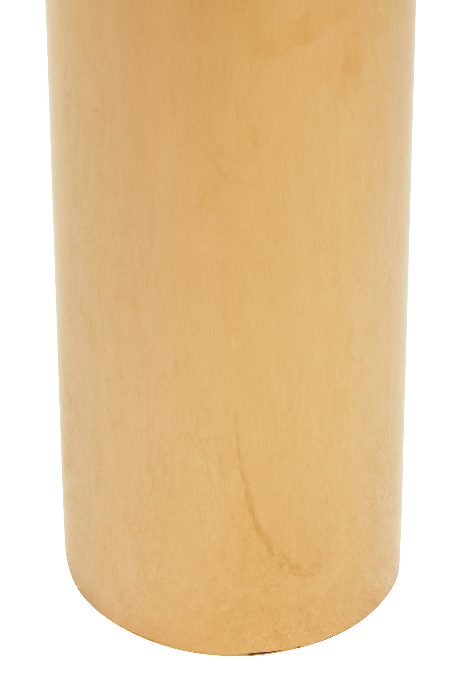 Oria Clear Glass Rose Gold Base Side Table