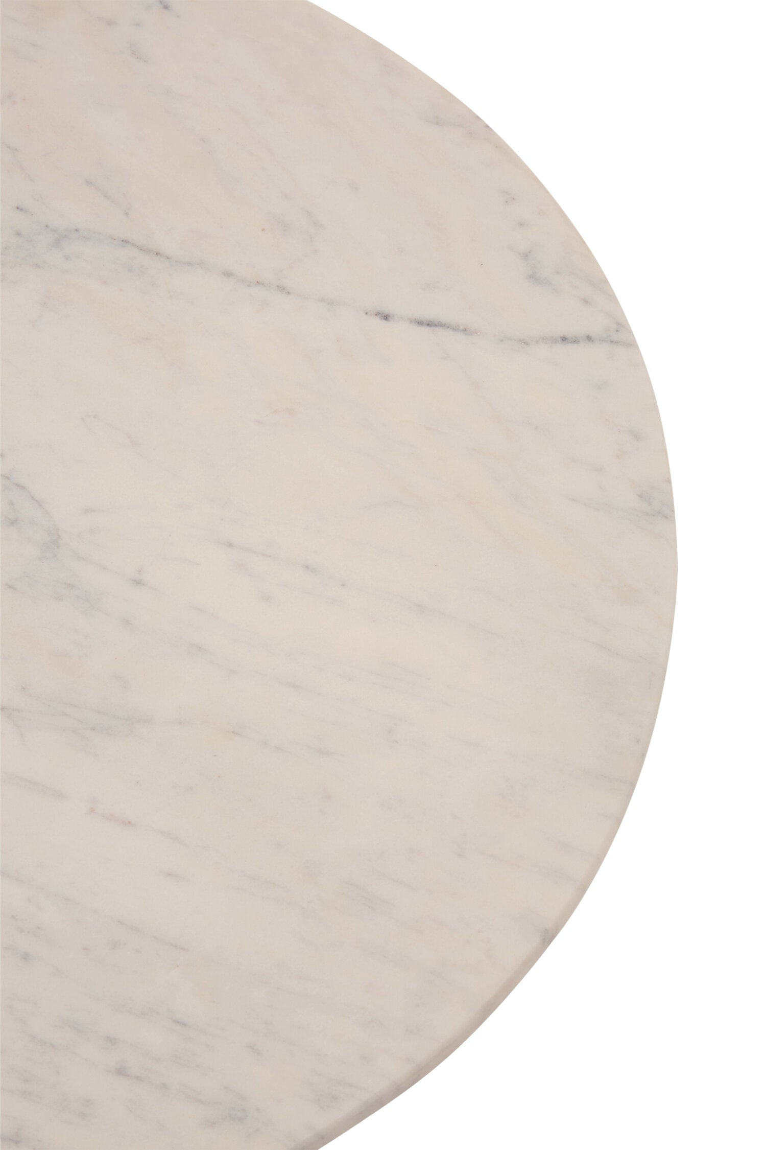 Amira Marble Top Gold Base Side Table.
