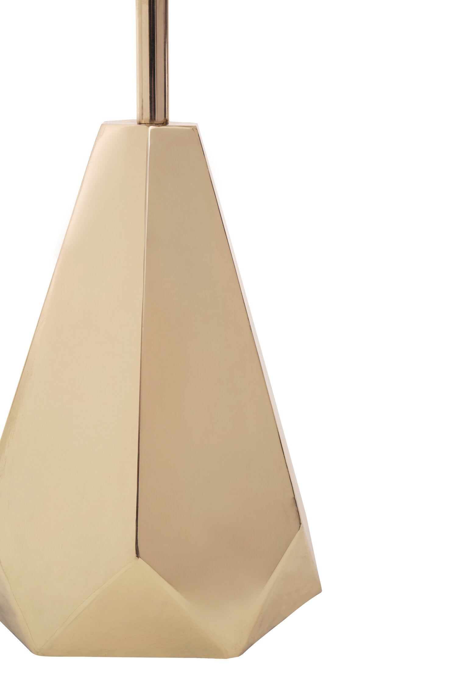 Amira Shiny Gold Side Table